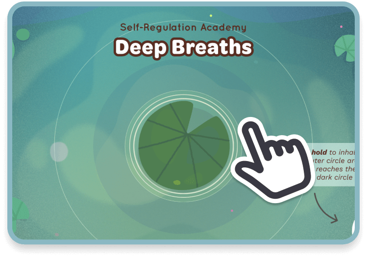 Elementary School Staying Calm Interactive Activity: Deep Breaths