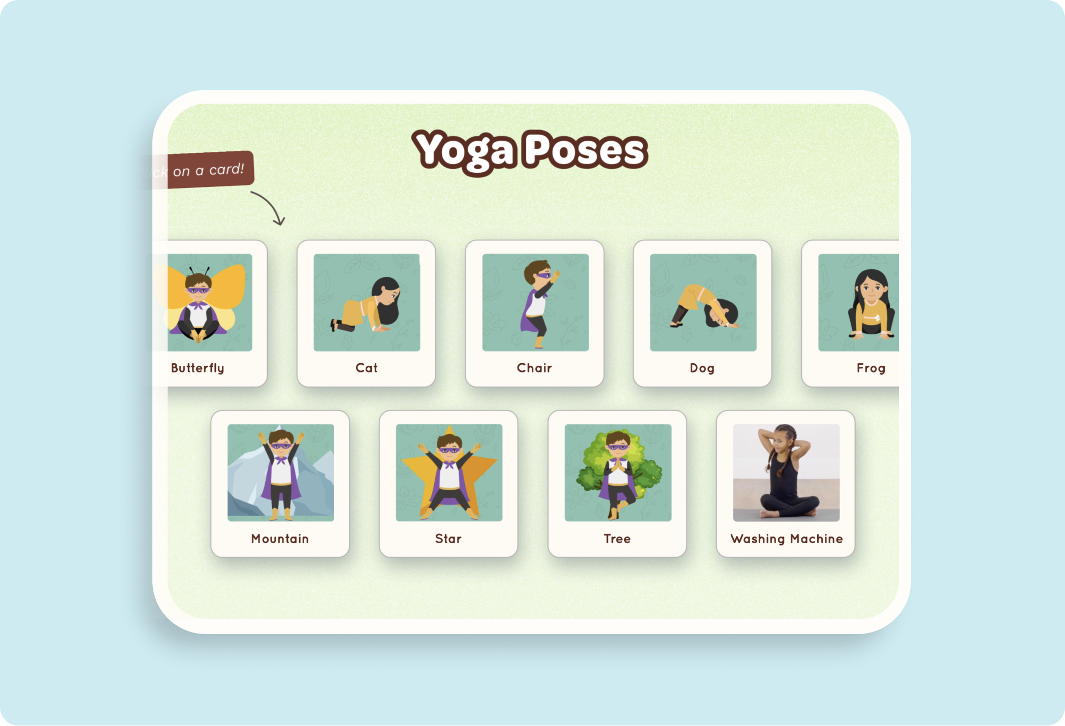 Yoga for Kids: Free Interactive Library with Easy Yoga Poses