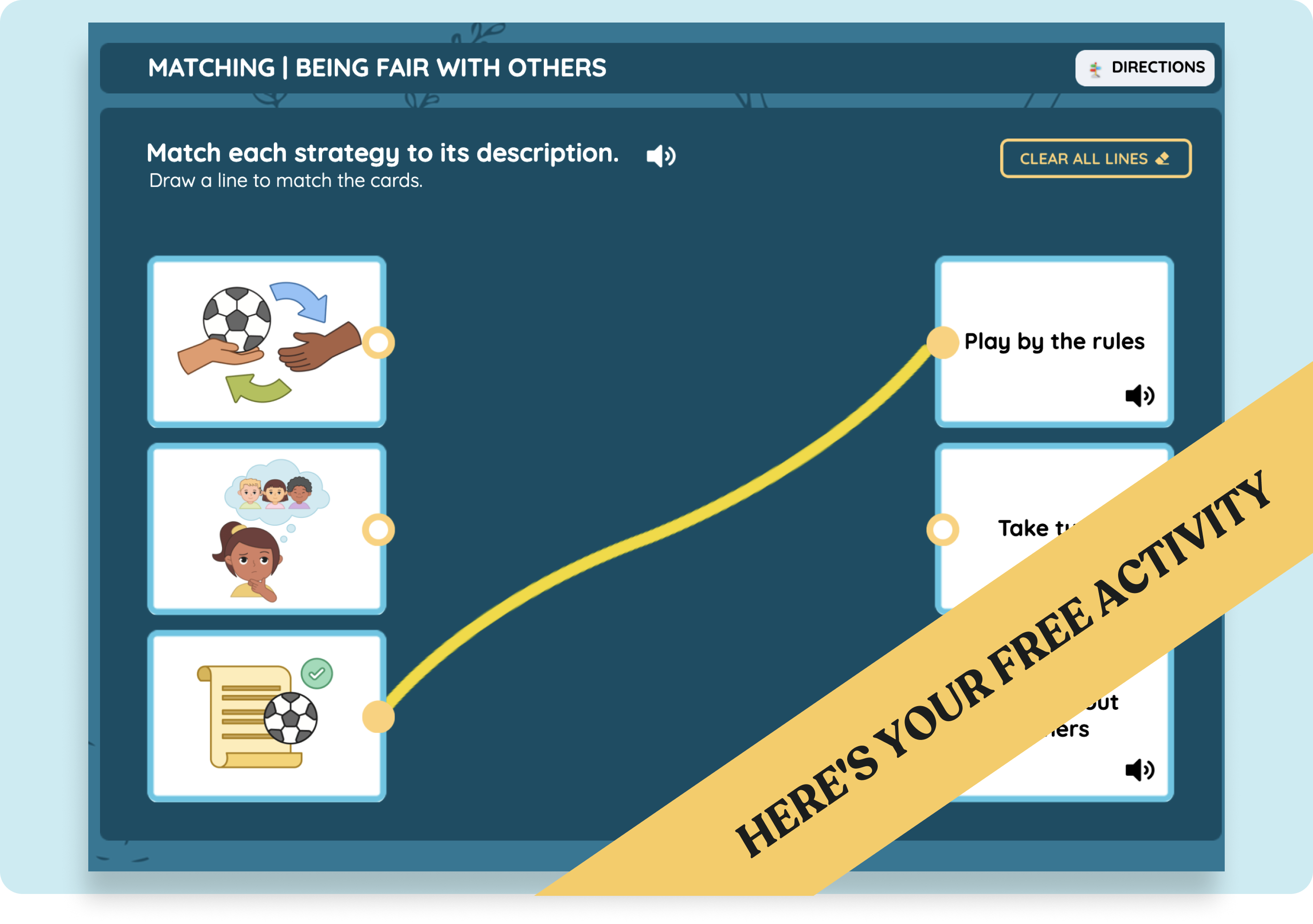 Pre-K & Kindergarten Free Interactive Activity & Lesson Plan: Being Fair with Others